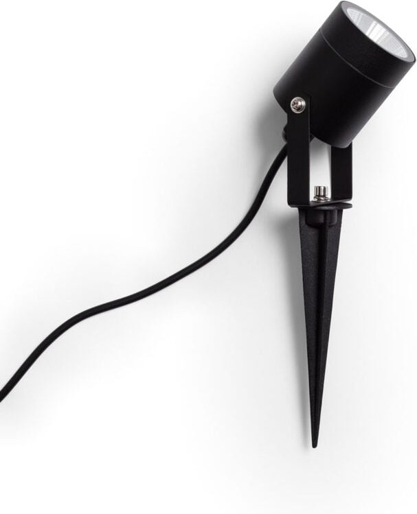 Efectoled - LED-Strahler Außen 3W mit Erdspieß Palm EasyFit 12V Schwarz