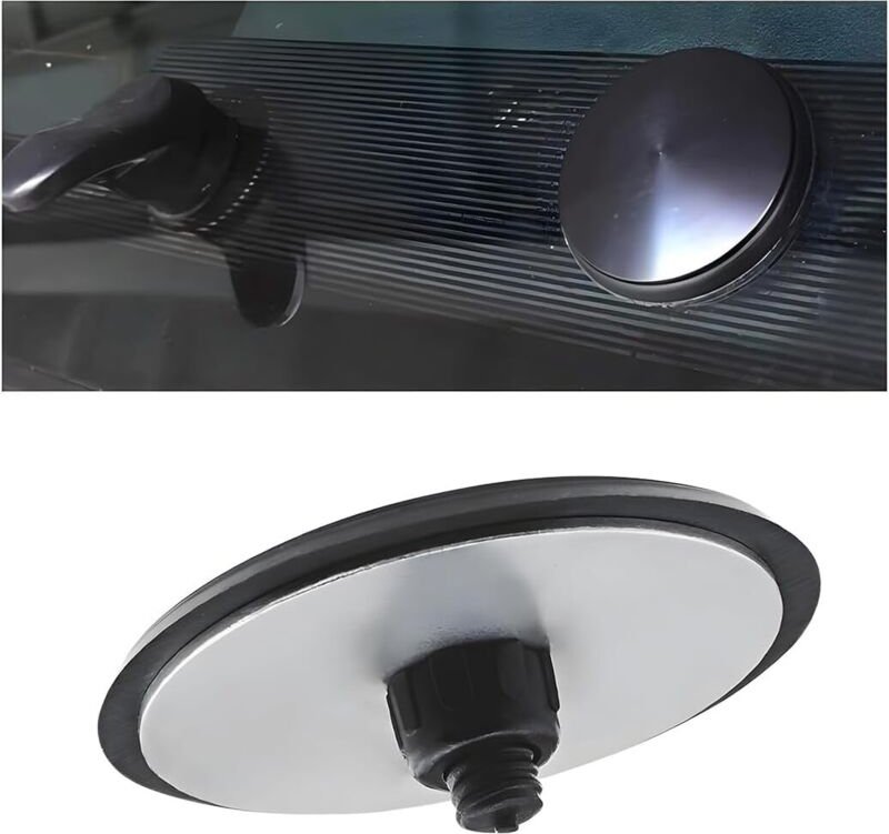 Lntyq Kit de Suppression D'essuie-Glace Arrière de Voiture, Bouchon de Trou D'essuie-Glace Arrière Auto Vis Décorative p...