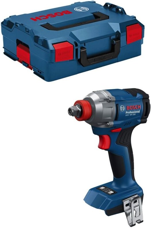 Bosch - Akku-Drehschlagschrauber gdx 18V-285, incl. Gürtelclip, l-boxx