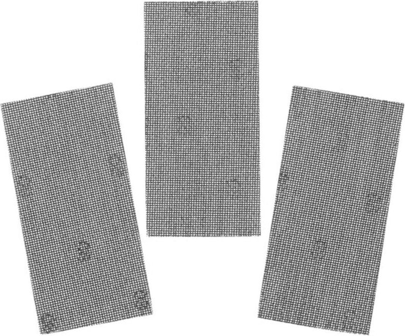 3 Blatt 1/3 Maschenweite Schleifpapier (93x190mm) mit Klettverschluss Körnung 80 STY-STA39032-XJ