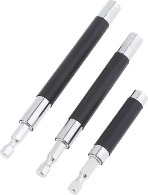 3-teiliger skalierbarer magnetischer Schraubenantriebsführer, Bohrerspitzenhalter, Schraubendreher-Bithalter, Verlängeru...