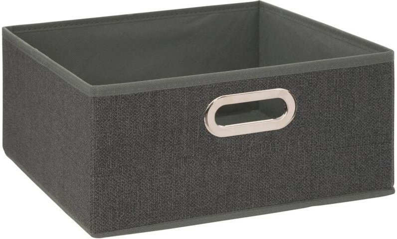 5five Simply Smart - Stoffkorb 31x15cm mix n modul dunkelgrau meliert - 5five