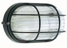 Thumbnail - Schwarze Deckenleuchte aus Aluminiumdruckguss mit geprägtem Glasdiffusor - Lampenhöhe: 170mm - Maximale Leistung: 100W