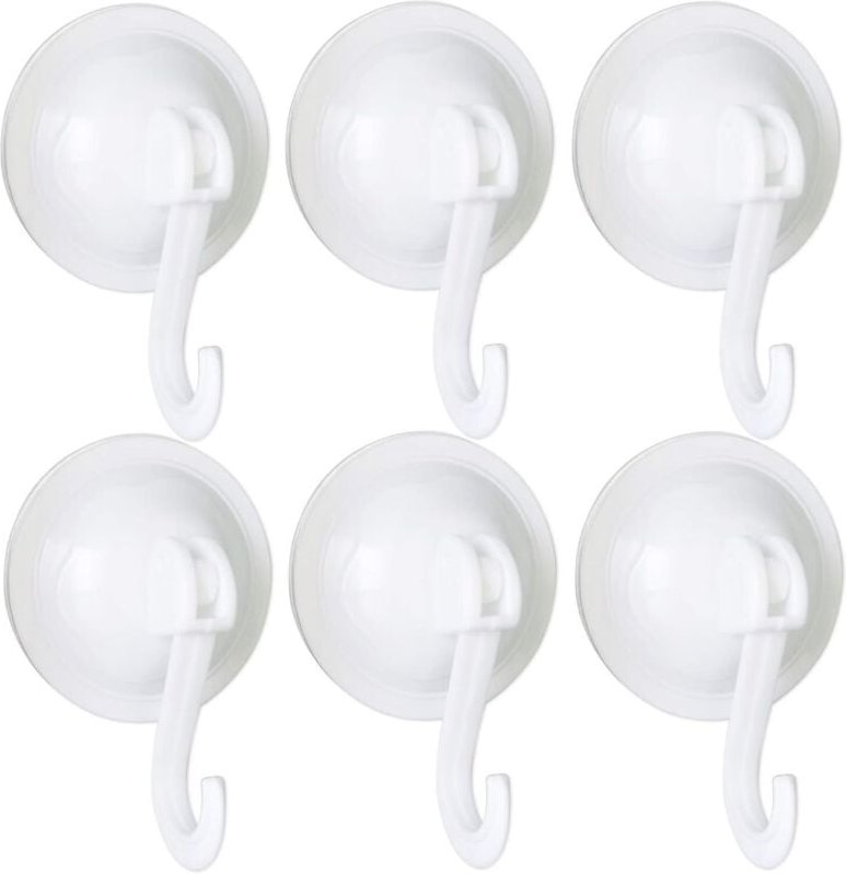 Shining House - wiederverwendbare Wandaufhänger mit 70-mm-Saughaken, wasserdicht und spurlos, geeignet für Mäntel, Schal...