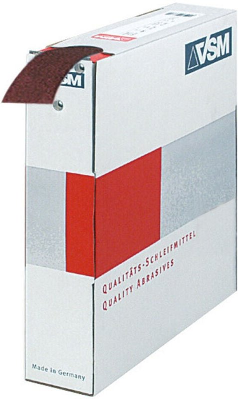 VSM - Schleifgewebe-Sparrolle (a) braun kk 114 f, 40 mm x 25 m, Körnung: 60