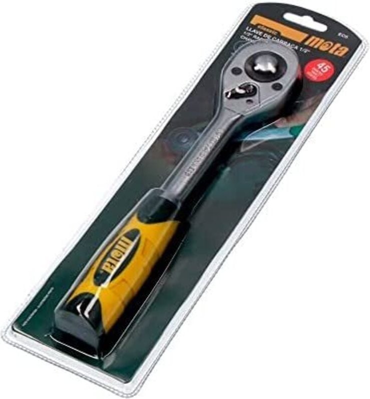 Steckratschenschlüssel 1/2" 45 Zähne Chrom Vanadium EC6 MOTA