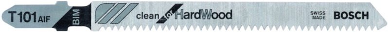 Stichsägeblatt 5 St. Clean for Hard Wood t 101 aif - Bosch