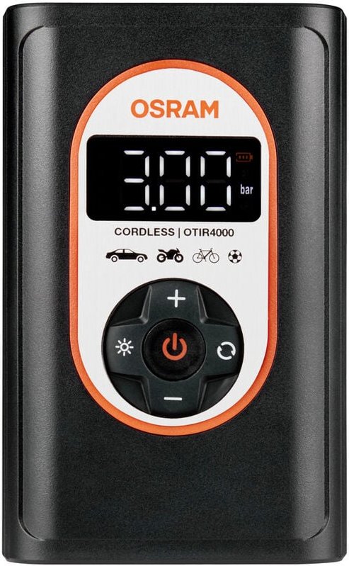 Thumbnail - Osram - OTIR4000 Kompressor TYREinflate 4000 8.3 bar Aufbewahrungs-Box/-Tasche, Automatische Abschaltu