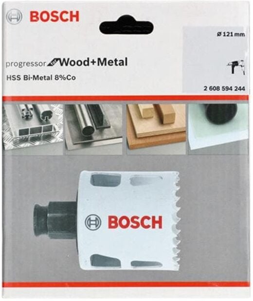 Lochsäge 121 mm Progressor for Wood&Metal - Bosch