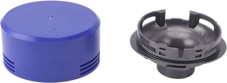 Hinteres Filterset + Motorabdeckung für V7 V8 Staubsauger – ABS, waschbar, 2-teilig