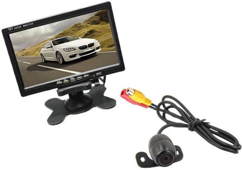 Trade Shop Traesio - Trade Shop - rückfahrkamera-kit wohnmobilanhänger 7' lcd-monitorhalterung -