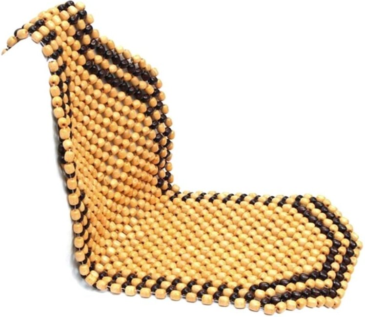 Tlily - Auto-Sommerkissen-Sitzbezug, Kühles , Holzperlen-Sitzbezug, Massagekissen, Stuhlbezug, Auto, Büro, Zuhause, Univ...