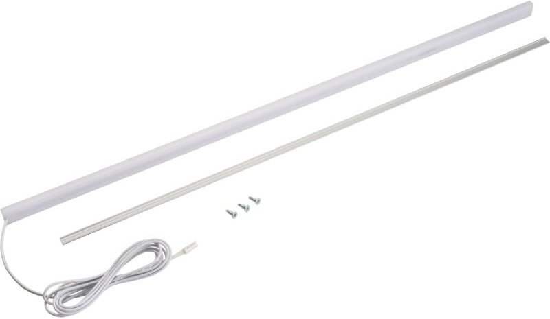 Led Regalbeleuchtung Snunup D-Motion 863mm - Lichtleiste mit seitlicher Lichtabstrahlung mit Alu Profil, Kunststoff opal...