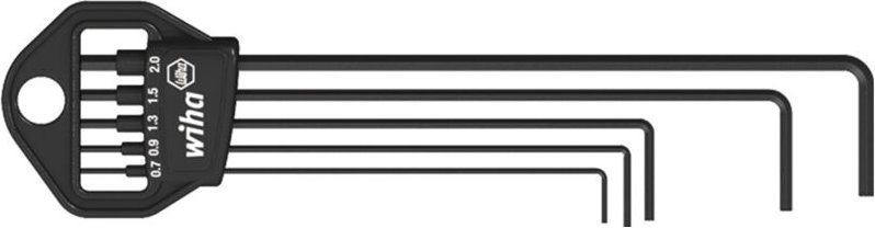 Thumbnail - Stiftschlüssel Set im Classic Halter Sechskant 5-tlg. schwarzoxidiert (06382) - Wiha