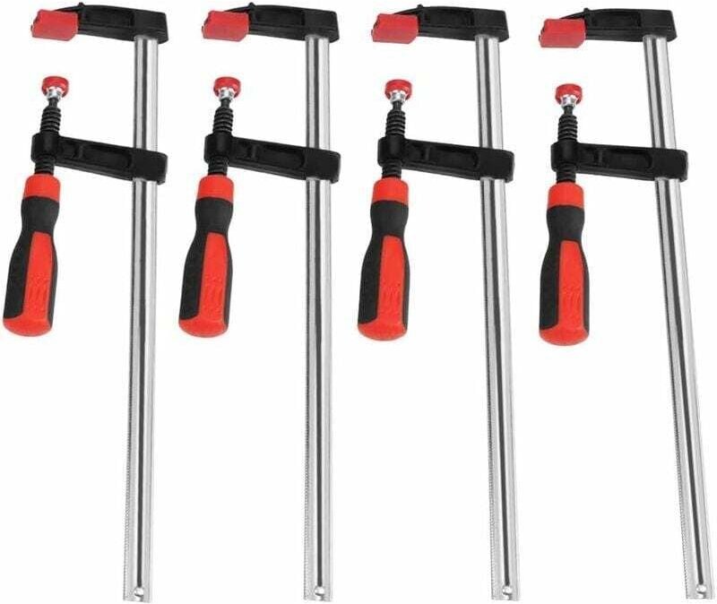 Stück Stangenklemmen, 300 mm, Stangenklemmen, 50 mm, Klemmen, Temperguss, F-Schraubzwinge, Holzbearbeitung, F-Klemme, ei...