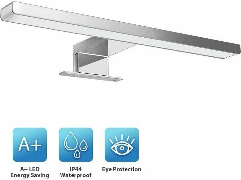 LED Badspiegelleuchte 600LM 30cm 4000K Wandlampe, für Badezimmerspiegel, WC