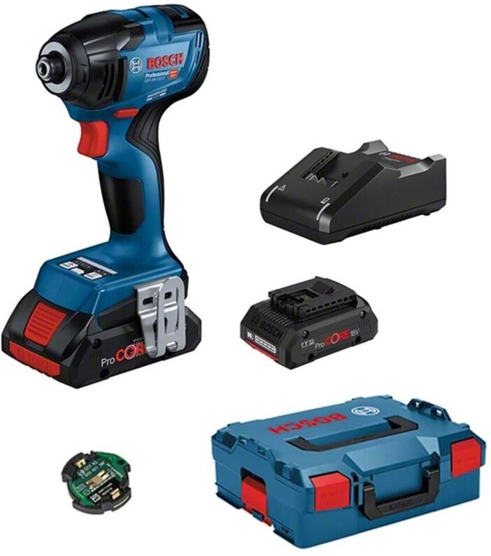 Bosch Professional - Bosch Akku-Drehschlagschrauber gdr 18V-210 06019J0102 Akku 2 x 4,0 Ah ProCore