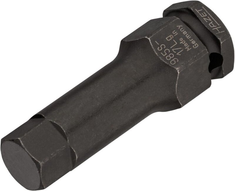 Schlag-, Maschinenschrauber Schraubendreher-Steckschlüsseleinsatz, Vierkant hohl 12,5 mm (1/2), Innen-Sechskant Profil, ...