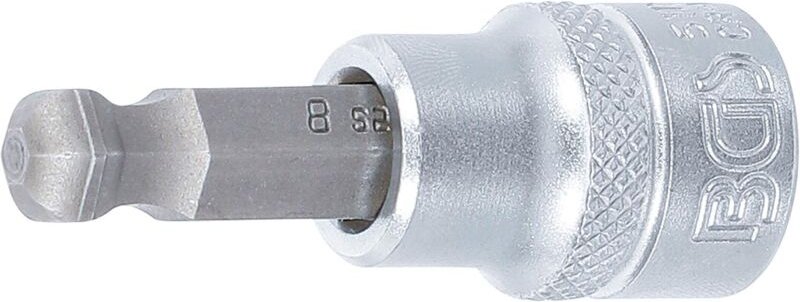 Bgs Technic - Bit-Einsatz Antrieb Innenvierkant 10 mm (3/8') Innensechskant mit Kugelkopf 8 mm