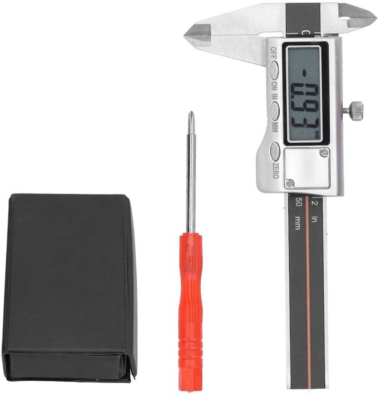 Ej.life - Digitaler Messschieber, Messschieber 0-50 Mm Tragbares Mini-Digital-Verschleißfestigkeits-Rost-Industrie-Messw...