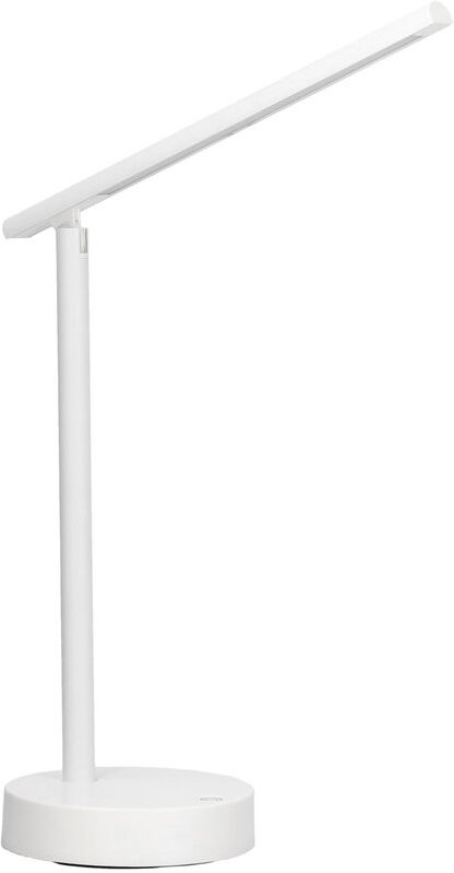 Archie (2pcs) led Schreibtischlampe mit Batterie Dimmbares neutrales Licht 4000K. Weiß Aluminium Schreibtischlampe - For...