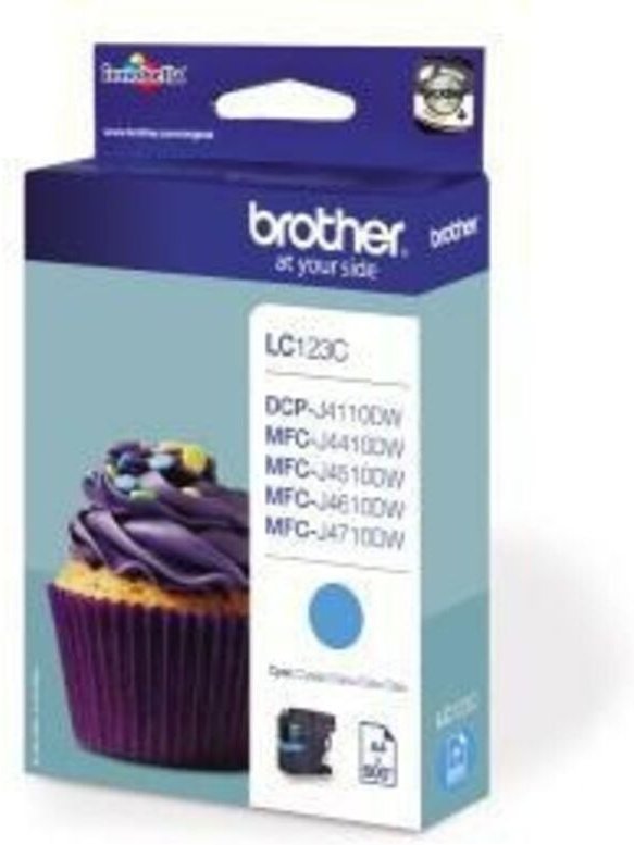 Tintenpatrone Originalzubehör LC-123C ca. 600 Seiten cyan