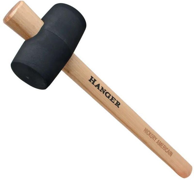 Gummihammer schwarz 55 mm