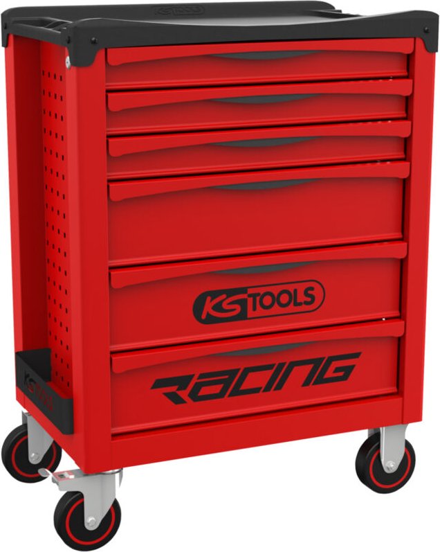 KS TOOLS TOOLS Racing Servant - Rot - 6 Schubladen - 855.0006