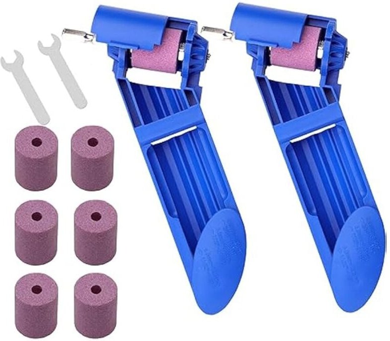 Tragbarer BohrerschäRfer mit Schleifscheibe zum SchäRfen Von Bohrern für Metall--Bohrer, Polieren, Bohrschleifer