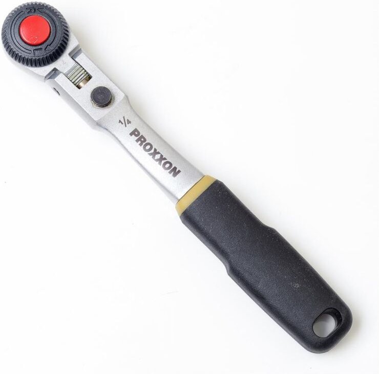 Proxxon - Standard-Ratsche 1/4' mit flexiblem Kopf - 23074