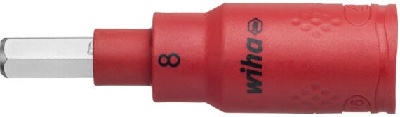 Steckschlüsseleinsatz isoliert 3/8' Innensechskant (43108) - Wiha
