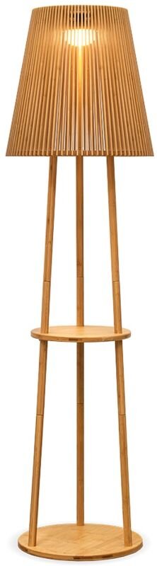 Okinawa 170 cm hoch. Kabellose Stehleuchte für den Innen- und Außenbereich. LED-Licht mit Solar- oder USB-Ladung. Herges...