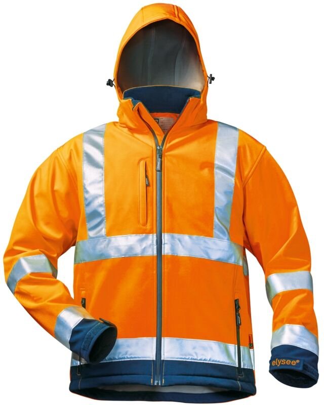 Gr .2XL (62/64) BILL WARNSCHUTZ-SOFTSHELLJACKE orange BILL Softshell jacket