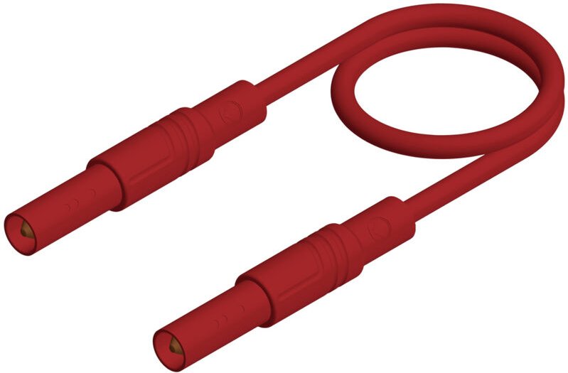 Thumbnail - ML 2212-200RT - Messleitung, 1,0 mm², 2,0 m, rot, gesichert