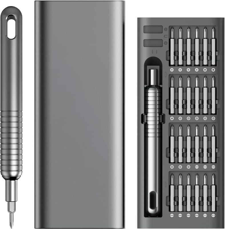 51 in 1 Präzisions-Schraubendreher-Set, Tragbarer Schraubendreherkoffer, mit 48 magnetischen Bits