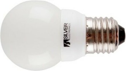 Energiesparlampe kugelförmig 9W E27 White 410Lu