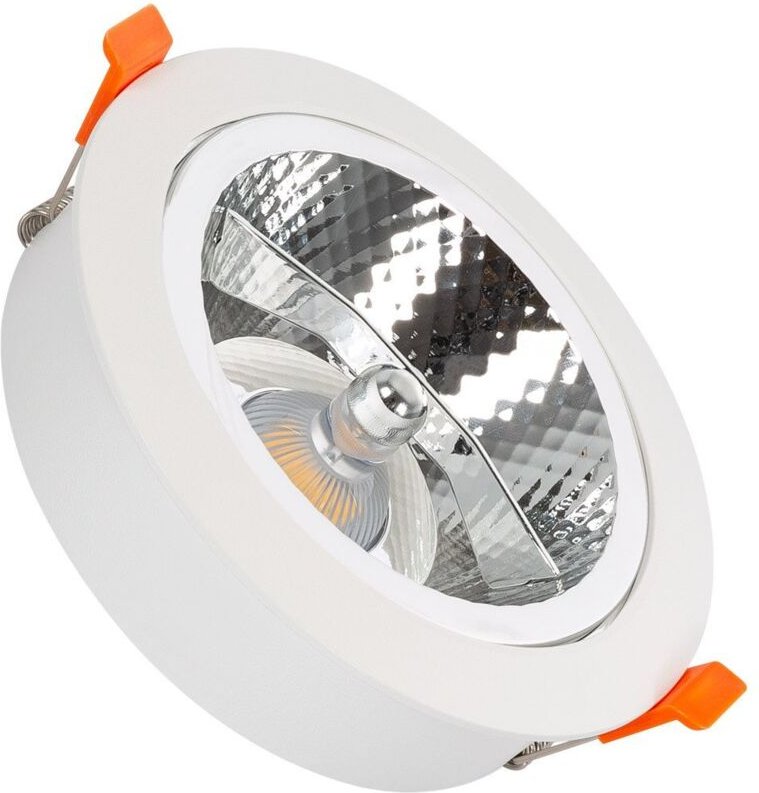 LED Downlight Einbaustrahler 15W Rund AR111 Ausschnitt Ø120 mm 3000K Warmweiß