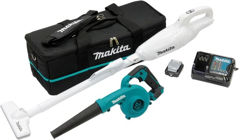 Thumbnail - Makita - Akku-Kombo-Kit 12V CLX245SAX1 Akku Sauger CL108FDZW Akku Gebläse UB100DZ