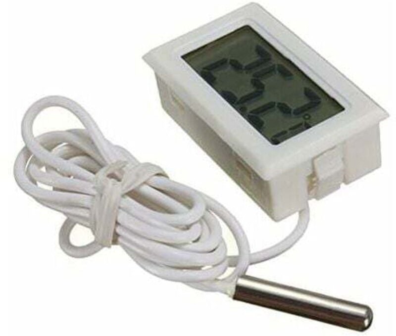 Lablanc - Digitales LCD-Thermometer, Temperaturüberwachung mit externer Sonde für Kühlschrank, Gefrierschrank, Kühlschra...