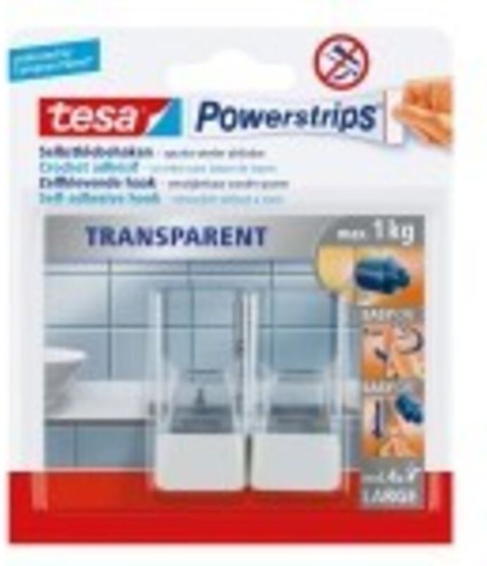 Powerstrips Haken weiß l