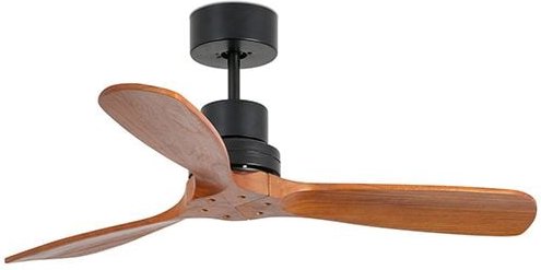 Deckenventilator ohne Licht schwarz MINI LANTAU