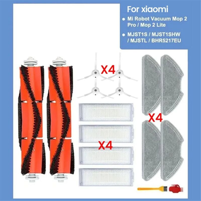 Ersatzteile für Mi Robot Vacuum-Mop 2 Pro, Mop Lite, MJST1S, MJSTL, BHR5217EU Zubehörset