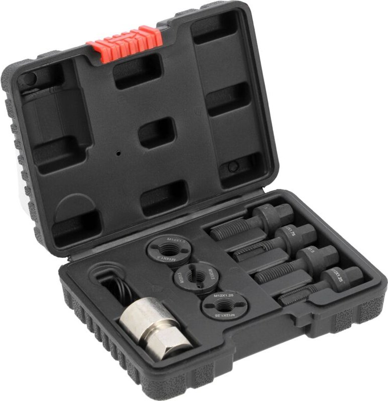 Gewindereparaturset Antriebswellen – 8-teilig Gewindebohrer, Muttern