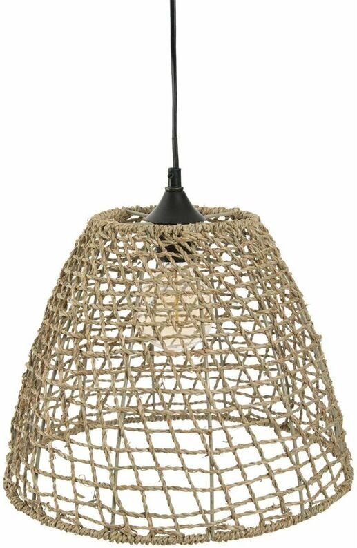 Atmosphera - Hängeleuchte aus Seegras jada, kegelförmig, ø 28,5 cm, D35, H.28,5