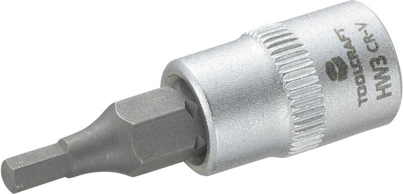 TOOLCRAFT 816068 Innen-Sechskant Steckschlüssel-Bit-Einsatz 3 mm 1/4" (6.3 mm)