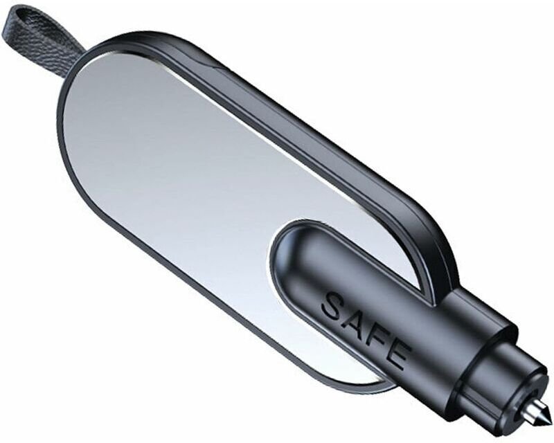 Auto-Sicherheitshammer – Scheibenbrecher mit Gurtschneider – Notfall-Evakuierungswerkzeug für die Selbstrettung im Auto