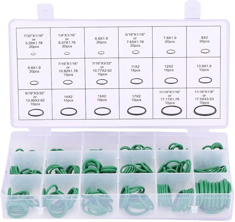 Sortiertes Autokompressor-Gummidichtungsset, elastische und widerstandsfähige Dichtungen, die effektiv verhindern, 270 S...