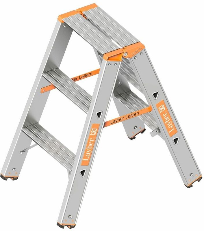 Le Topic - Stufen - Stehleiter 2X3 Stufen - Layher