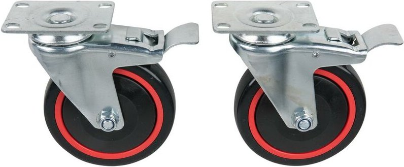 Kstools - RACINGline Lenkrollensatz, mit Roll- und Drehbremse, inkl. Schrauben