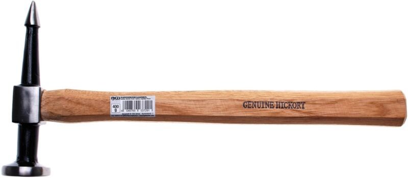 Bgs Technic - Karosseriehammer runder, flacher Kopf / spitze, kegelige Finne